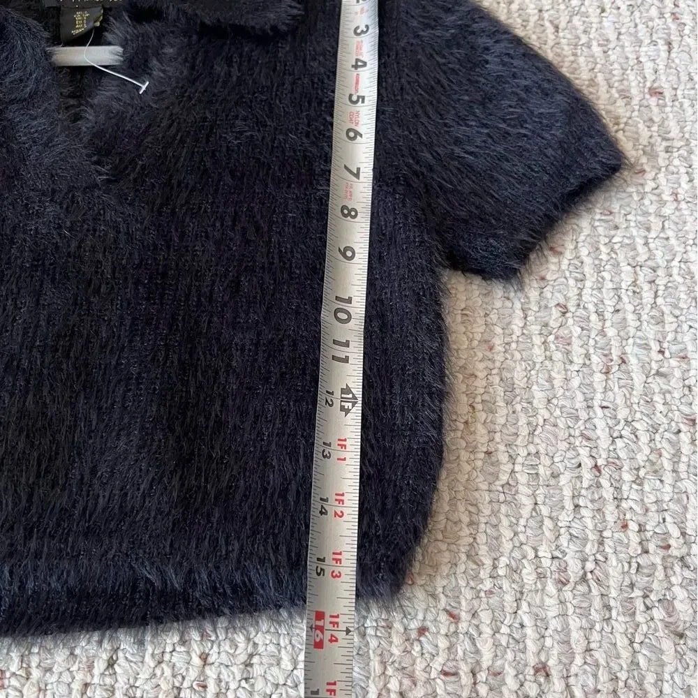 House Of Harlow 1960 Fuzzy Knit Sweater Skirt Set Small